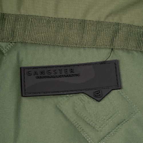 Jaqueta Masculina Gangster Capuz Removível Verde
