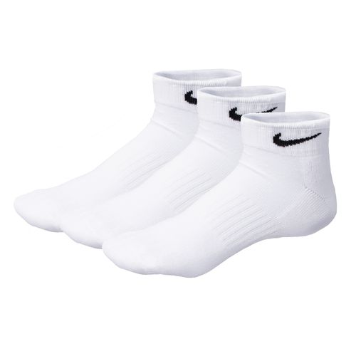 Meia Unissex Nike Cushion 3 Pares Cano Médio Branco
