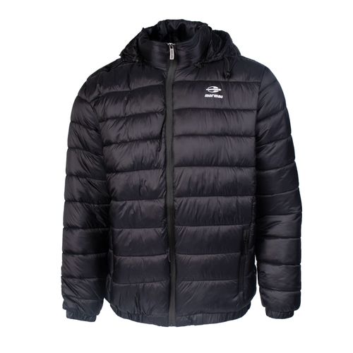 Jaqueta Masculina Mormaii Puffer Capuz Zíper Preto