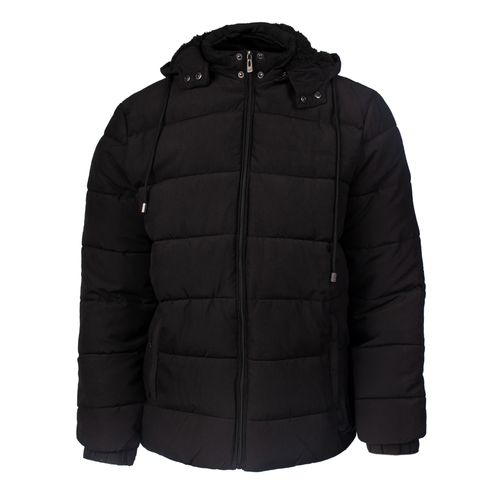 Jaqueta Masculina Sea Surf Puffer Capuz Preto