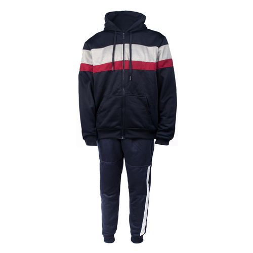 Conjunto Masculino Sea Surf Plus Size Capuz Faixa Marinho