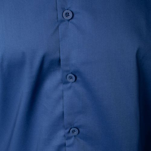 Camisa Masculina Sea Surf Slim Manga Longa Azul
