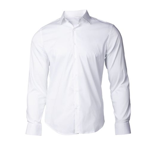 Camisa Masculina Sea Surf Slim Manga Longa Branco