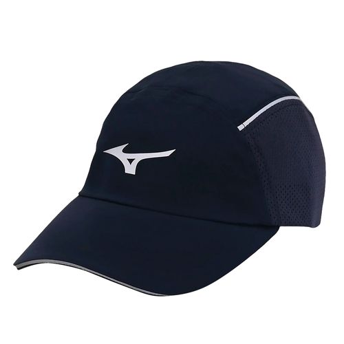 Boné Unissex Mizuno Aero Tecido Leve Refletivo Azul Escuro