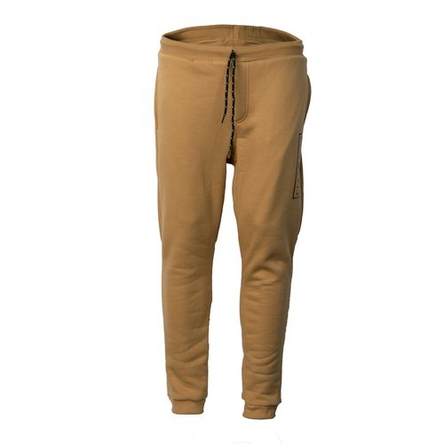Calça Masculina Gangster Moletom Logo Lateral Caramelo