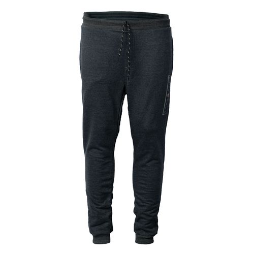 Calça Masculina Gangster Moletom Logo Lateral Chumbo