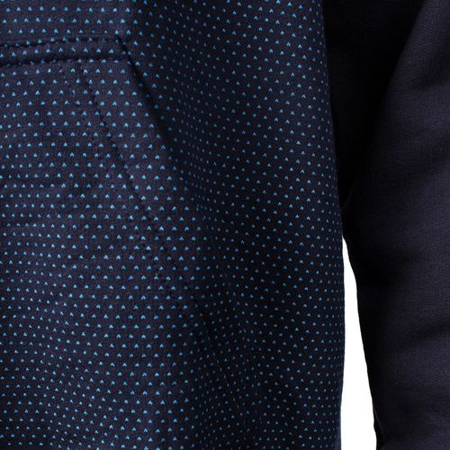 Moletom Masculino Gangster Capuz Estampado Marinho
