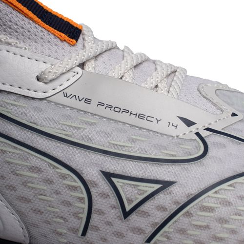 Tênis Masculino Mizuno Wave Prophecy 14 Amortecimento Branco