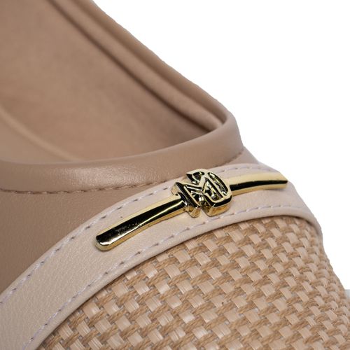 Sapatilha Feminina Modare Bico Fino Ultra Conforto Bege