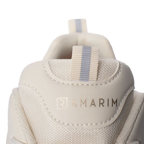 Tênis Feminino Ramarim Napa Recortes Chunky Off White