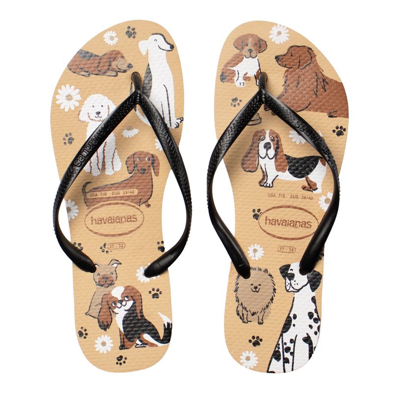 chinelo-feminino-havaianas-4132567-2466-slim-pets-estampado-marrom-preto-10.47318-a