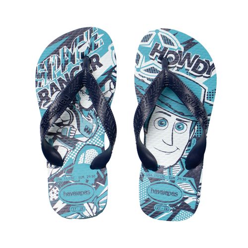 Chinelo Infantil Havaianas Disney Kids Toy Story Azul