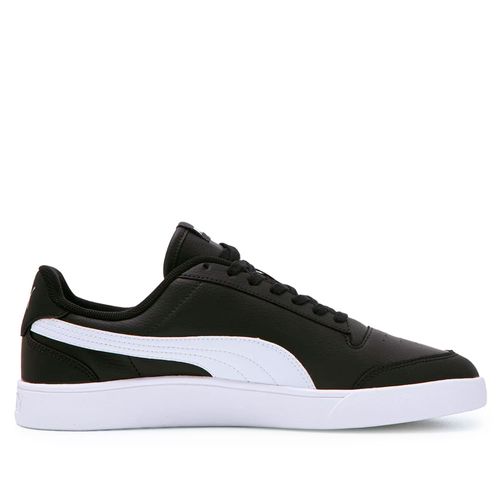 Tênis Masculino Puma Shuffle Microfuros Preto/Branco