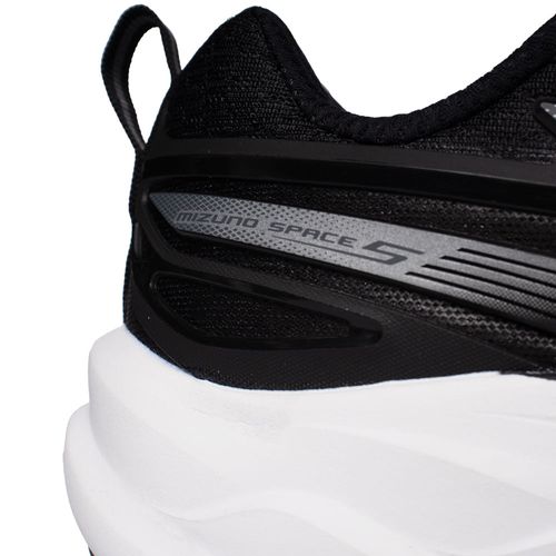 Tênis Masculino Mizuno Space 5 Respirável Preto/Branco