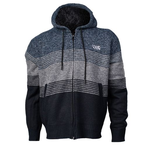 Casaco Masculino Red Nose Capuz Ribana Azul/Cinza