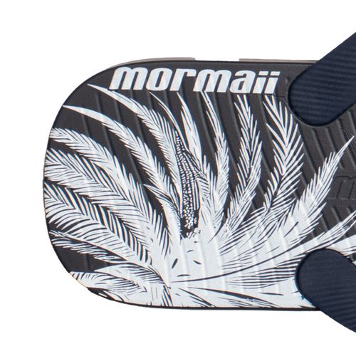 Chinelo Masculino Mormaii Tropical Estampa Azul/Vermelho