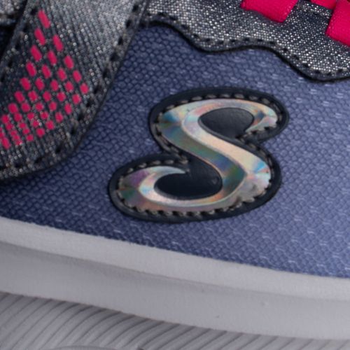 Tênis Infantil Feminino Skechers Sole Swifters Marinho Rosa