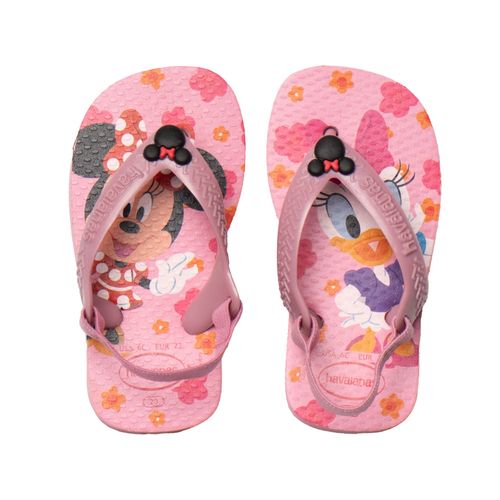 Chinelo Infantil Havaianas Disney Classic Estampa Rosa