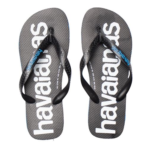 Chinelo Masculino Havaianas Top Logomania Estampa Azul