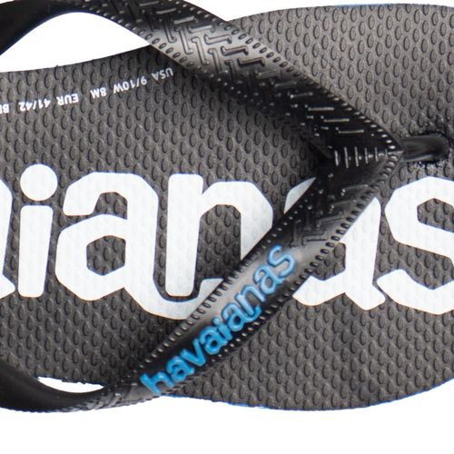 Chinelo Masculino Havaianas Top Logomania Estampa Azul