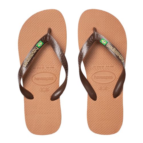Chinelo Masculino Havaianas Brasil Tiras Marrom