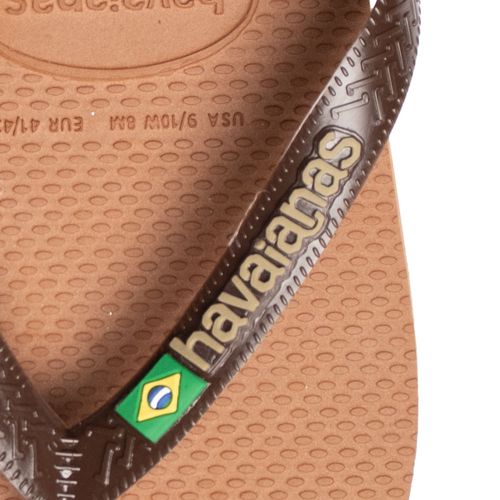 Chinelo Masculino Havaianas Brasil Tiras Marrom