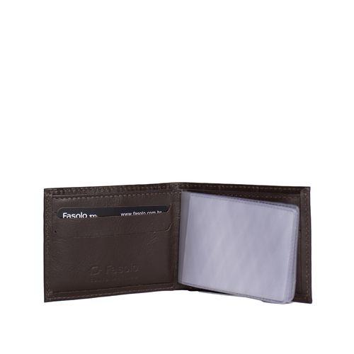 Carteira Masculina Fasolo Couro H007035101 Café