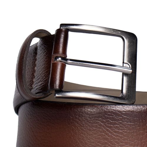 Cinto Masculino Fasolo T118143049 Couro Texturizado Marrom