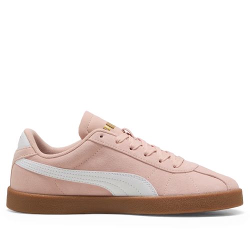 Tênis Feminino Puma Club II Camurça Soft Foam Rose/Branco