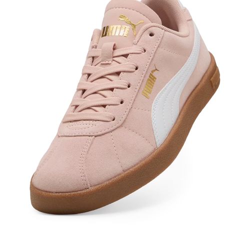 Tênis Feminino Puma Club II Camurça Soft Foam Rose/Branco