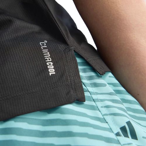 Camiseta Feminina Adidas Climalite Corrida Preta/Branca