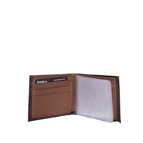 Carteira Masculina Fasolo Couro H062148049 Preto