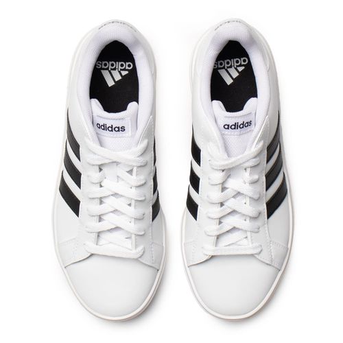 Tênis Feminino Adidas Grand Court Base 2.0 Listras Branco
