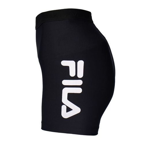Short Feminino Fila Train Elastic V Slim Preto/Branco