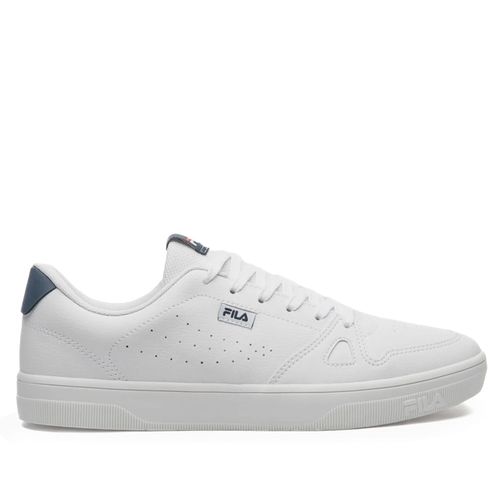 Tênis Masculino Fila Daily Laminado Branco/Marinho