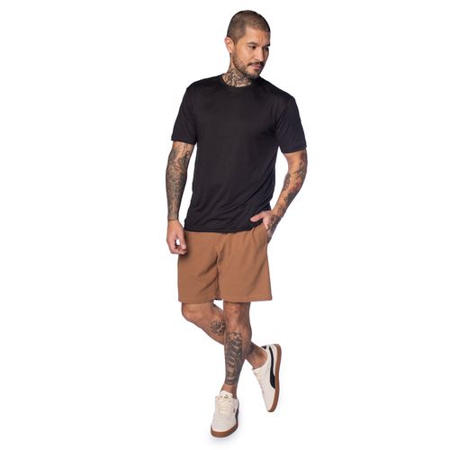 Camiseta Masculina Sea Surf Lisa Tecido Leve Preto