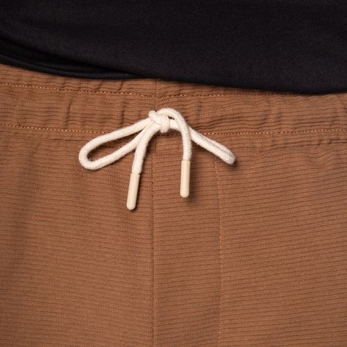 Bermuda Masculina Dixie Moletom Canelado Texturizado Marrom