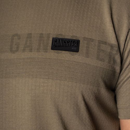 Camiseta Masculina Gangster Texturizado Verde