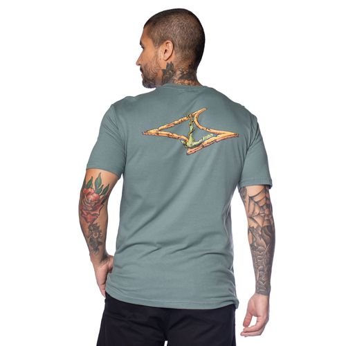 Camiseta Masculina Nicoboco Logo Frontal Verde