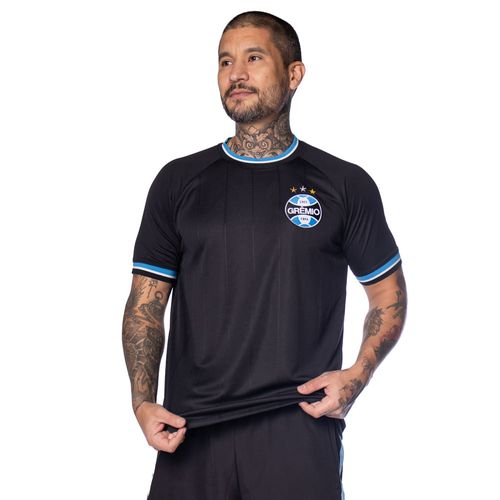 Camiseta Masculina Grêmio Lotus Ace Escudo Bordado