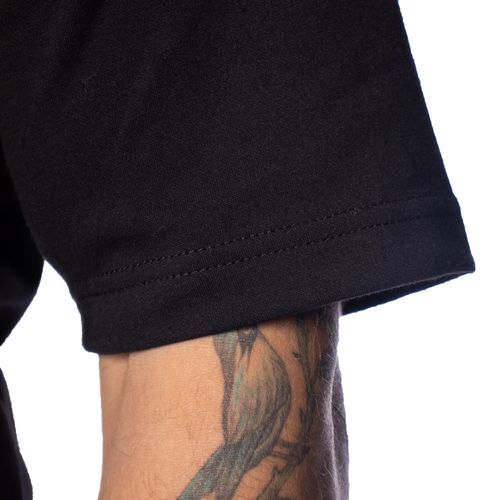 Camiseta Masculina Sea Surf Lisa Tecido Leve Preto