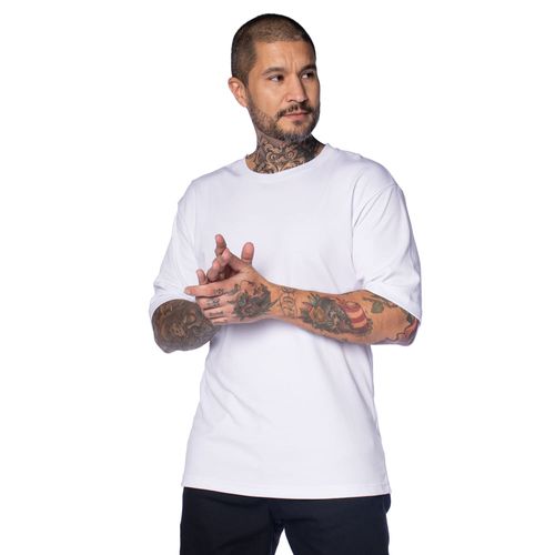 Camiseta Masculina Sea Surf Lisa Tecido Leve Branco