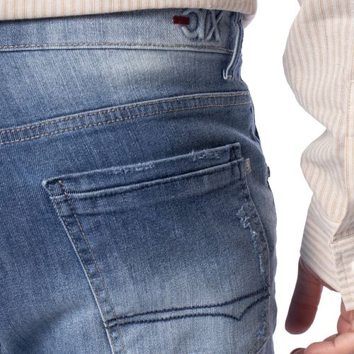 Calça Jeans Masculina Dixie Reta Azul Claro