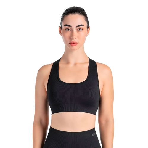 Top Feminino Olympikus Knit Minimal Preto