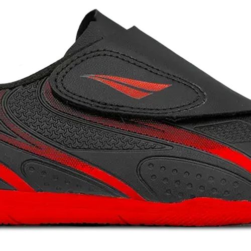 Chuteira Infantil Penalty Rocket Kids Futsal Preto/Laranja
