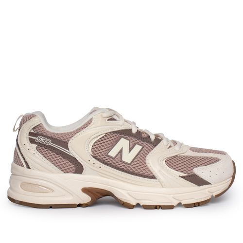 Tênis Unissex New Balance 530 ABZORB Off White/Marrom Claro