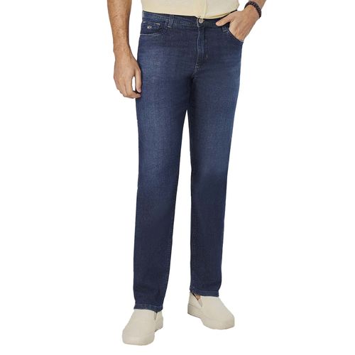 Calça Jeans Masculina Max Denim Reta Cintura Média Azul