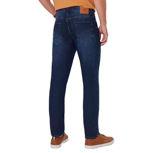 Calça Jeans Masculina Max Denim Reta Cintura Média Azul
