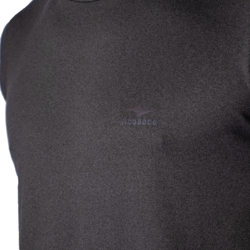 Camiseta Masculina Nicoboco Slim Fit Logo Preto Mescla