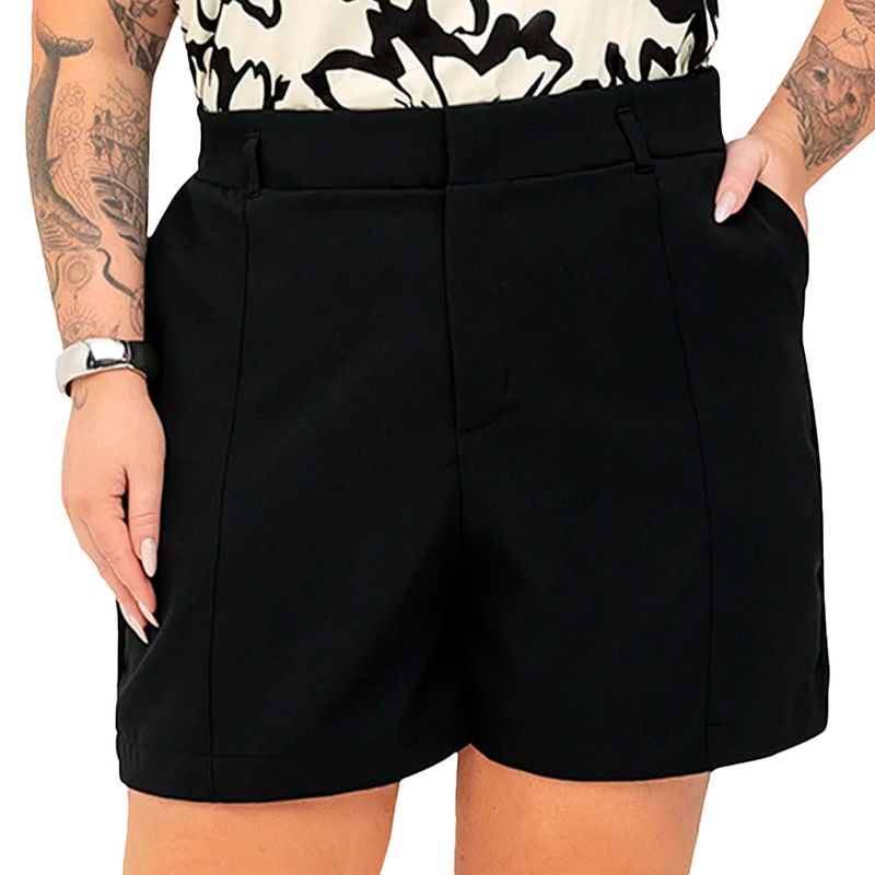 short-feminino-secret-glam-plus-size-alfaiate-s01773-7539-preto-10.47018-a